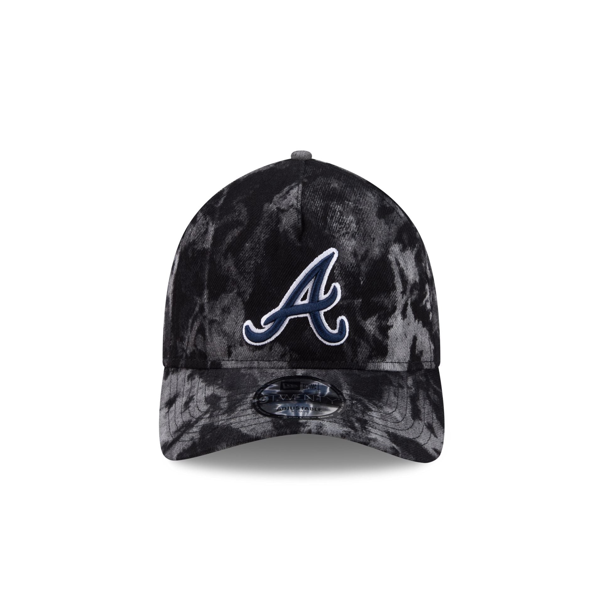 Atlanta Braves Bleached Denim 9TWENTY A-Frame Adjustable Hat