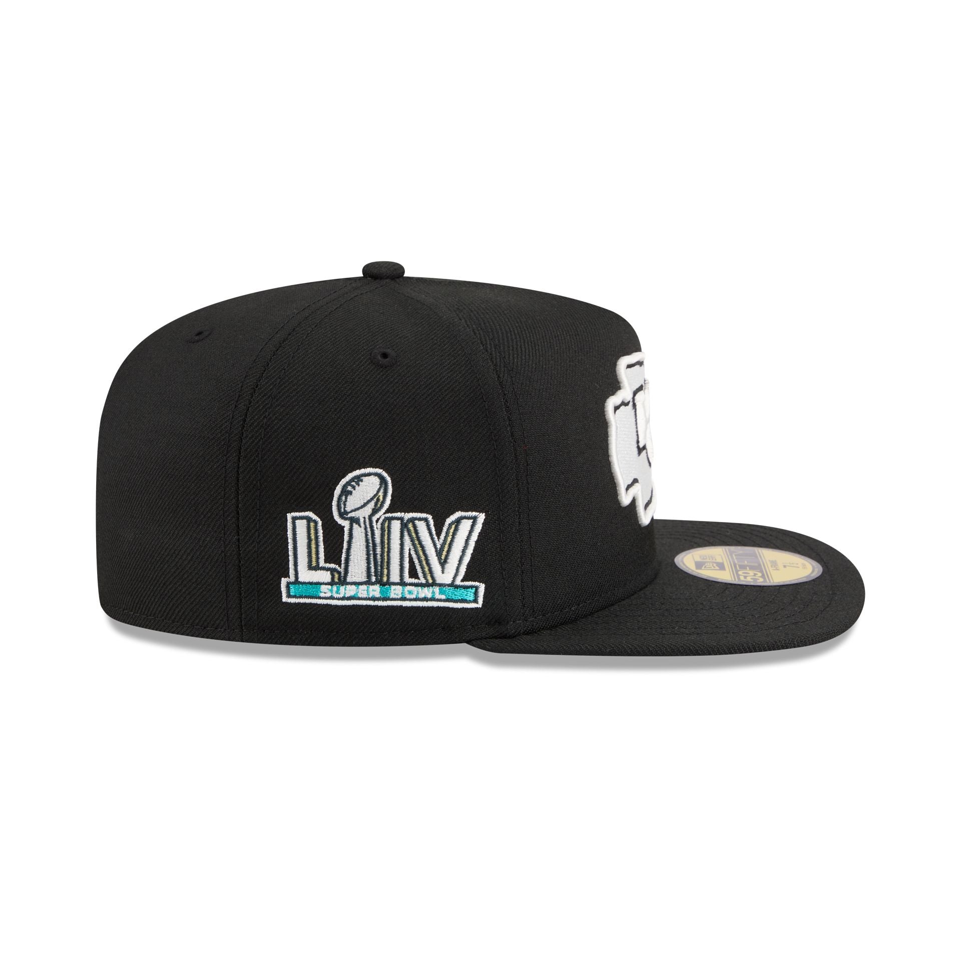 Just Caps Chiseled Logo Kansas City Chiefs 59FIFTY A-Frame Fitted Hat