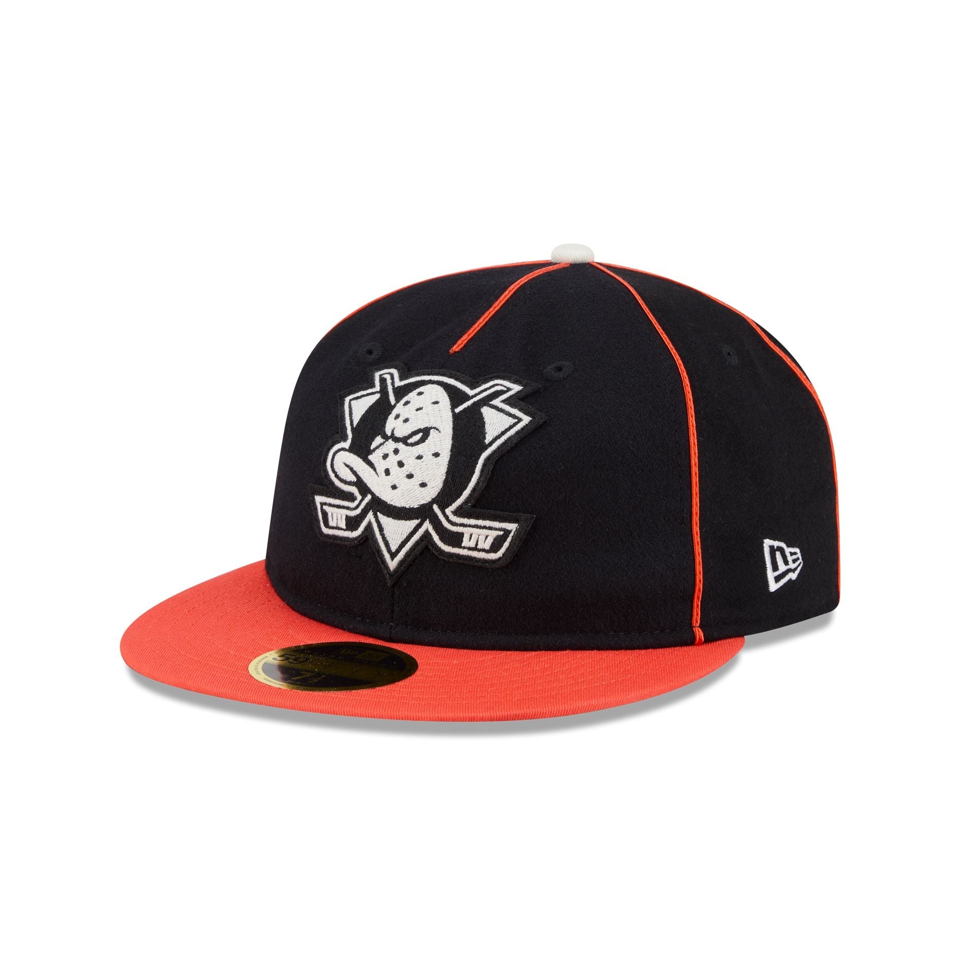 Anaheim Ducks Felt Logo Retro Crown 59FIFTY Fitted Hat