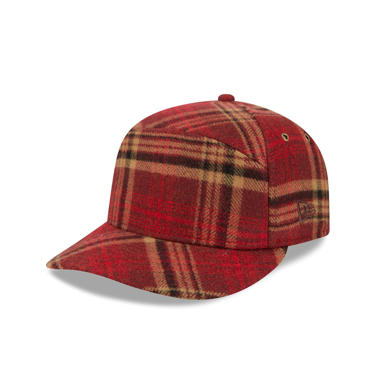 New Era Cap Wool Plaid Split Panel 59FIFTY Fitted Hat