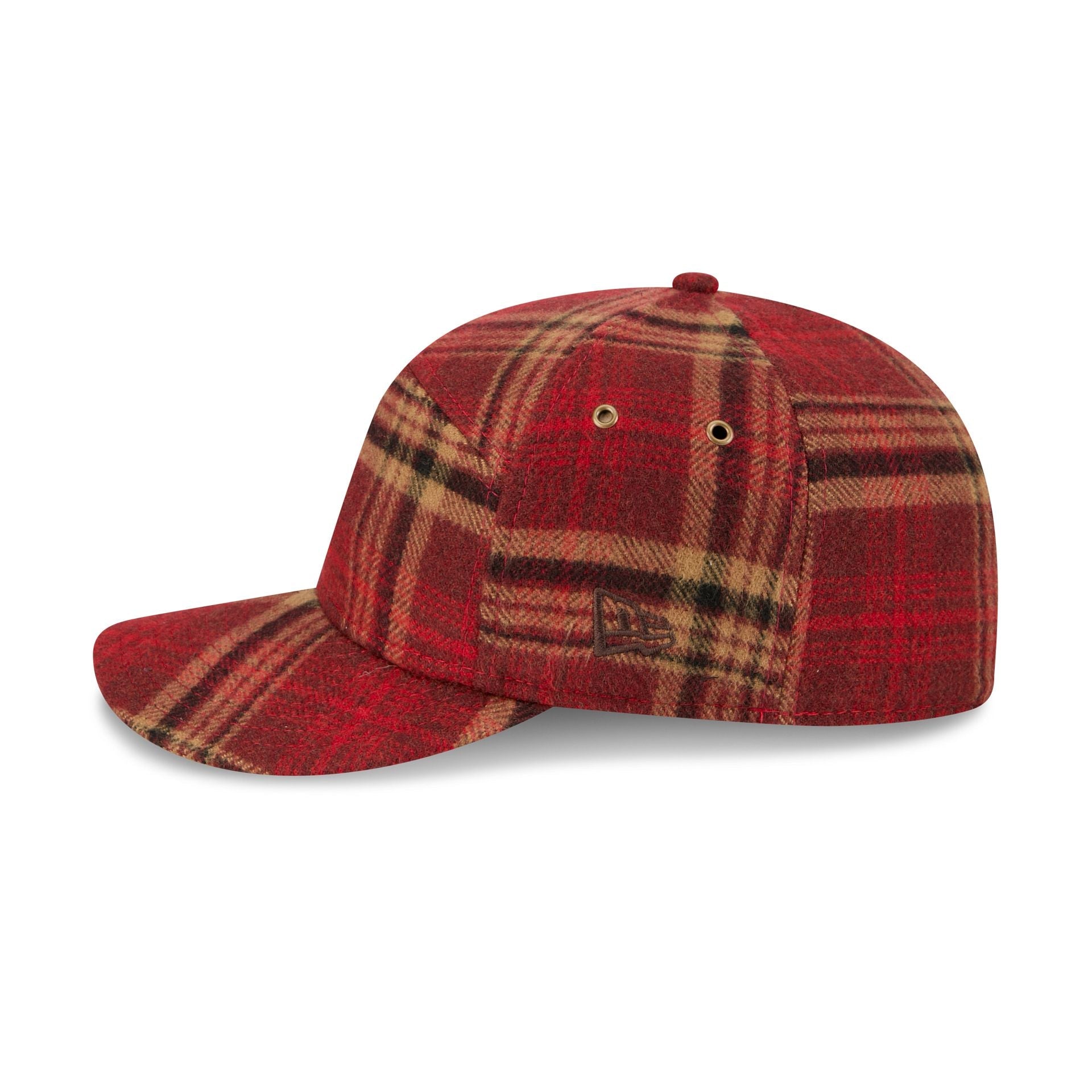 New Era Cap Wool Plaid Split Panel 59FIFTY Fitted Hat