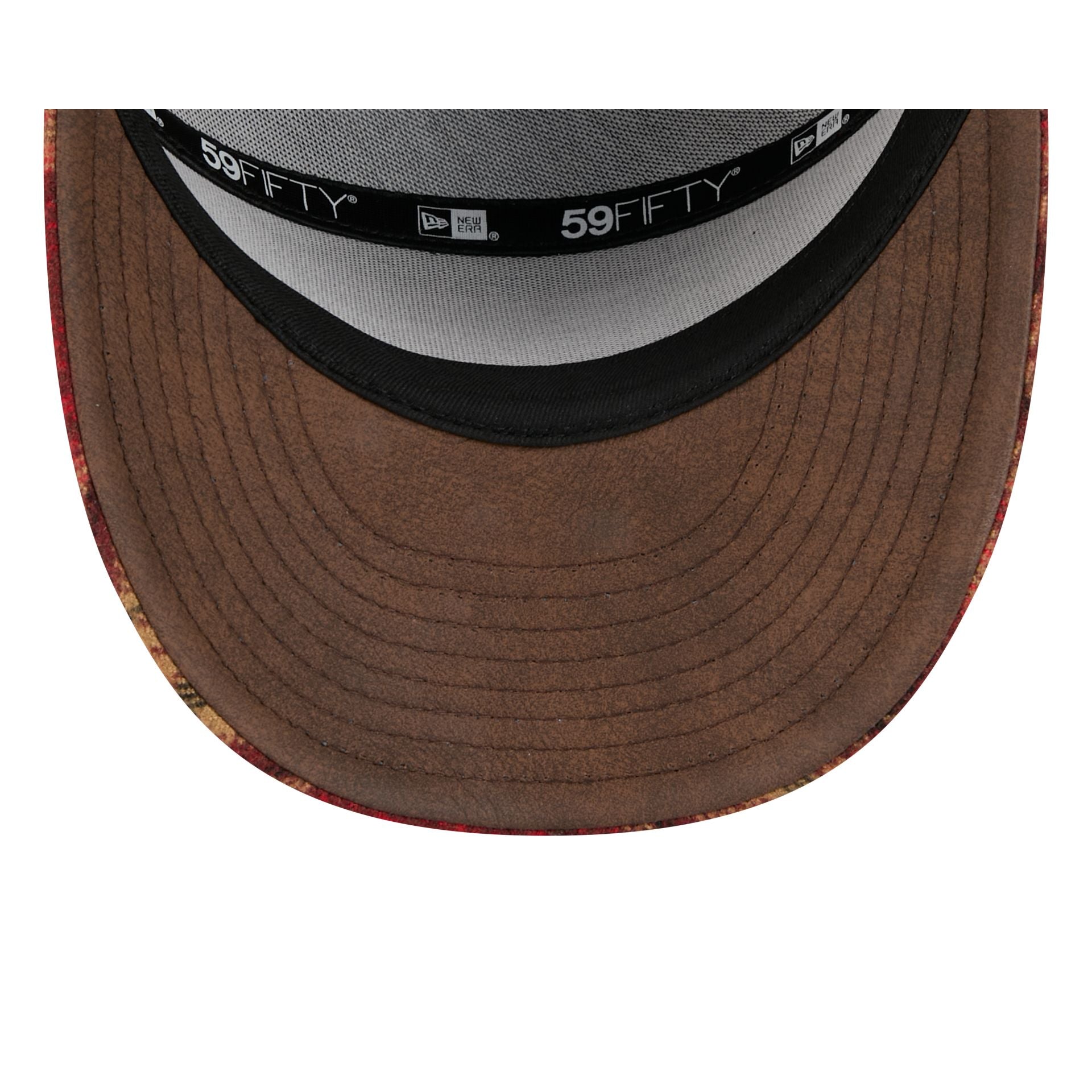 New Era Cap Wool Plaid Split Panel 59FIFTY Fitted Hat
