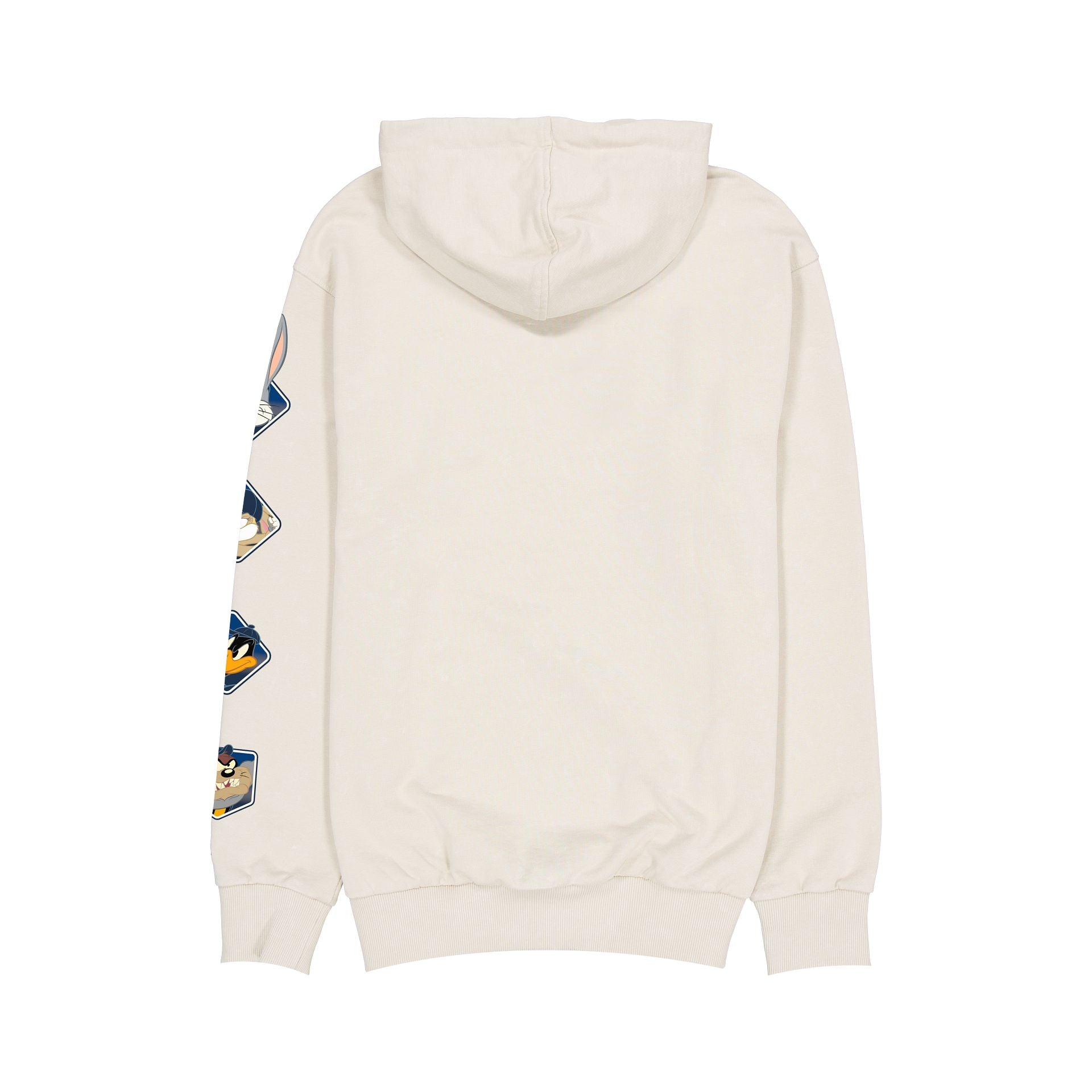 New York Mets Looney Tunes Diamond Chrome White Hoodie