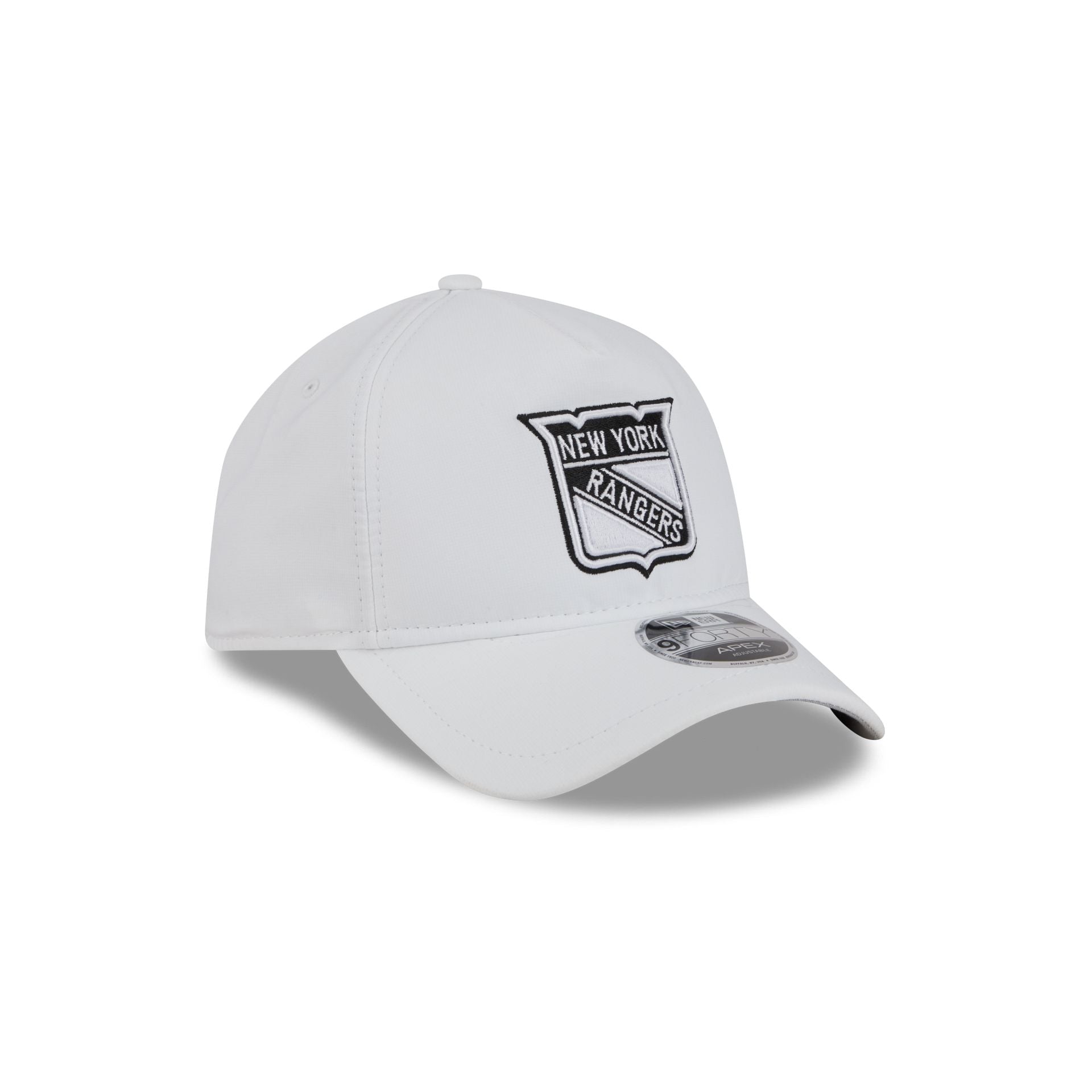 New York Rangers White 9FORTY APEX Snapback Hat