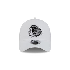Chicago Blackhawks White 9FORTY APEX Snapback Hat