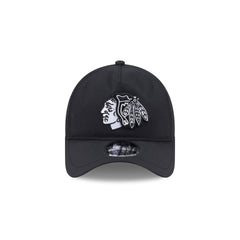 Chicago Blackhawks Black 9FORTY APEX Snapback Hat