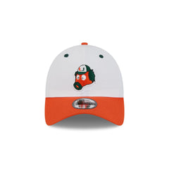 New Era x adidas Miami Hurricanes White Mascot 9TWENTY Adjustable Hat