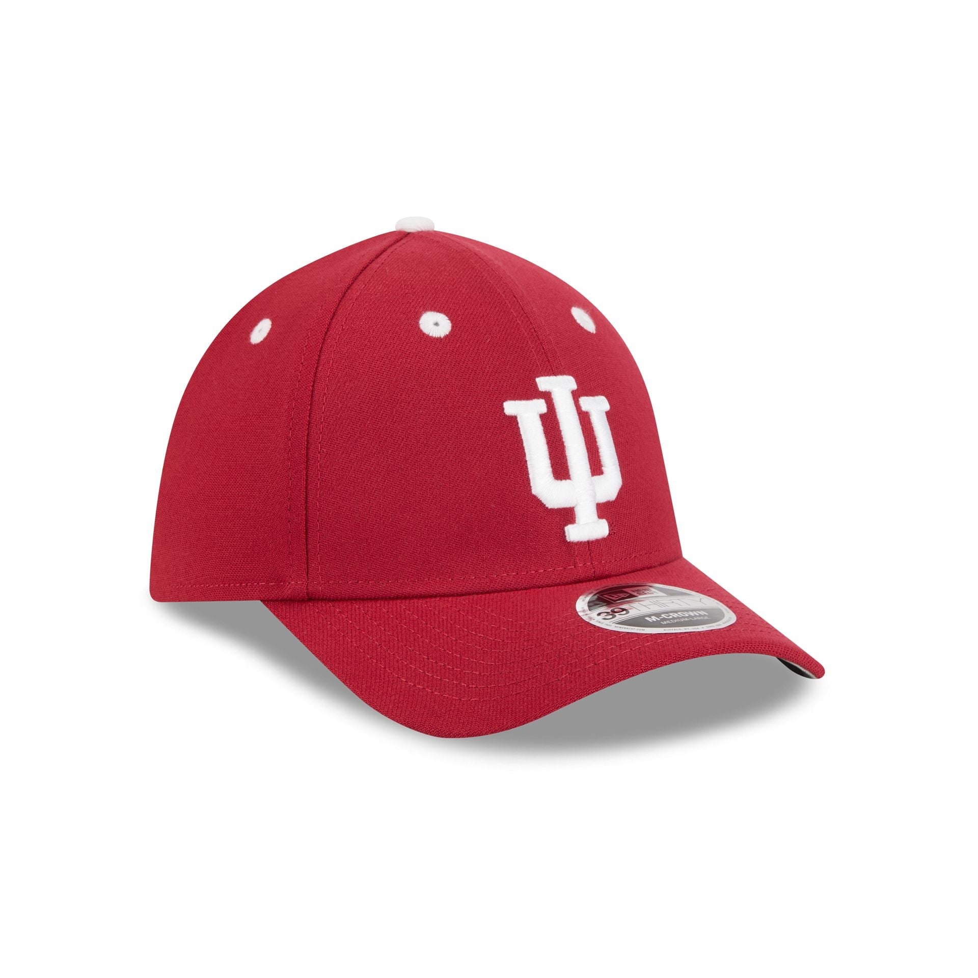 New Era x adidas Indiana Hoosiers 39THIRTY M-Crown Stretch Fit Hat