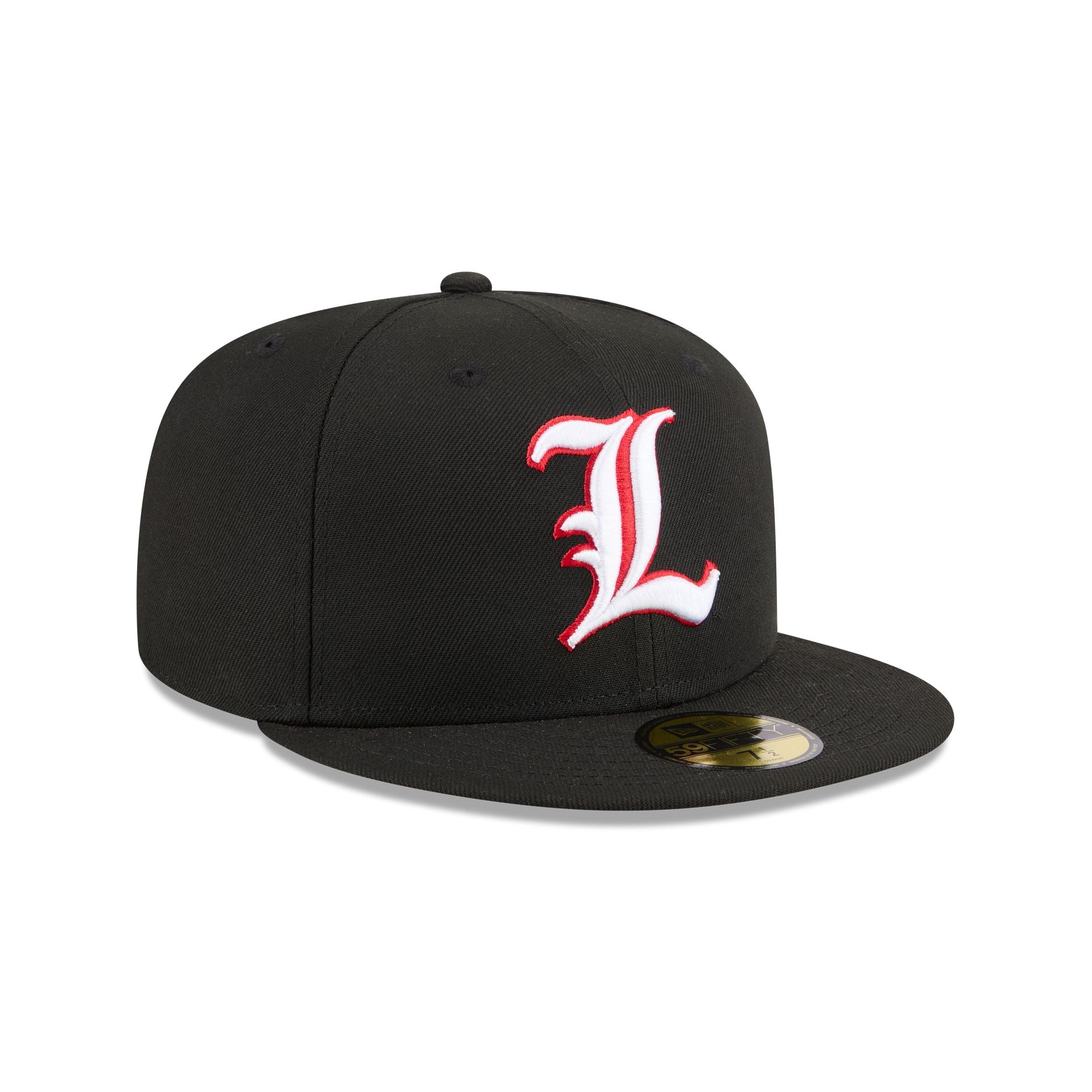 New Era x adidas Louisville Cardinals Black 59FIFTY Fitted Hat