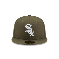 Chicago White Sox Basic Olive Green 59FIFTY Fitted Hat