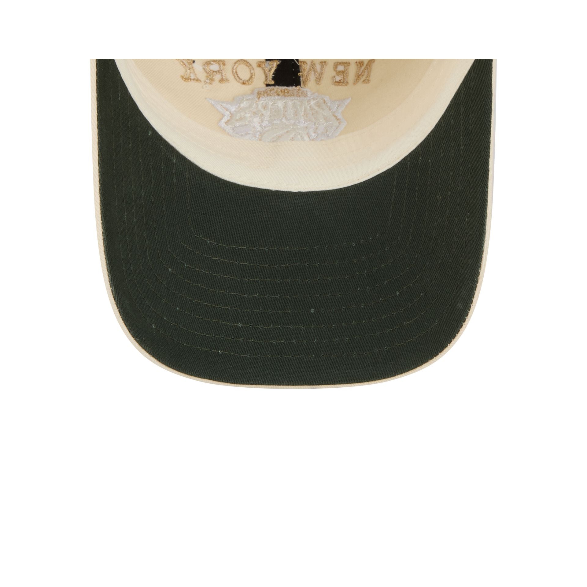 New York Knicks Team Logo Cream Casual Classic Adjustable Hat