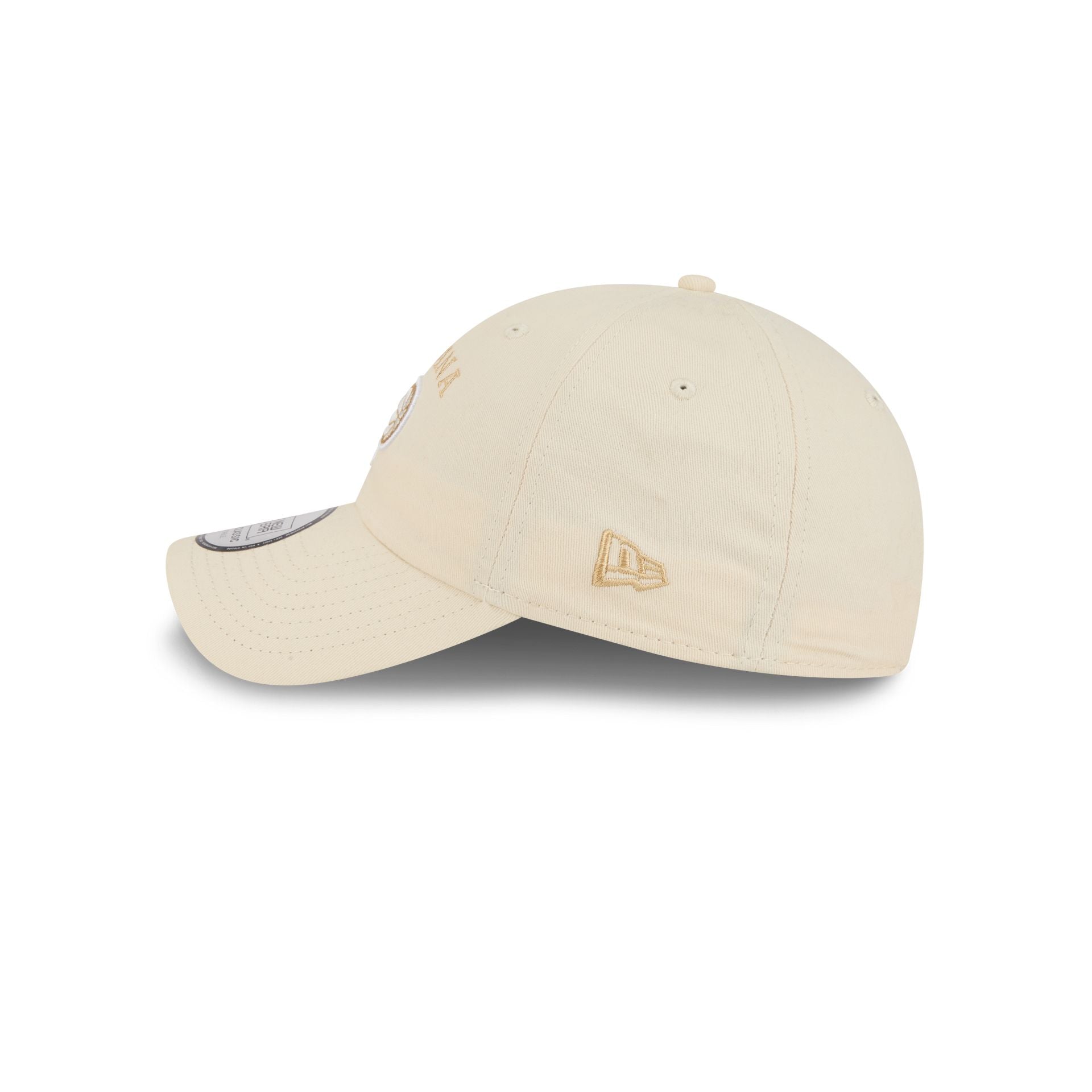 Indiana Pacers Team Logo Cream Casual Classic Adjustable Hat