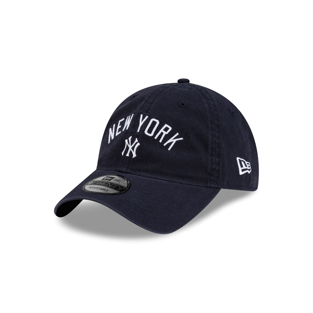 New York Yankees Stack Script 9TWENTY Adjustable Hat