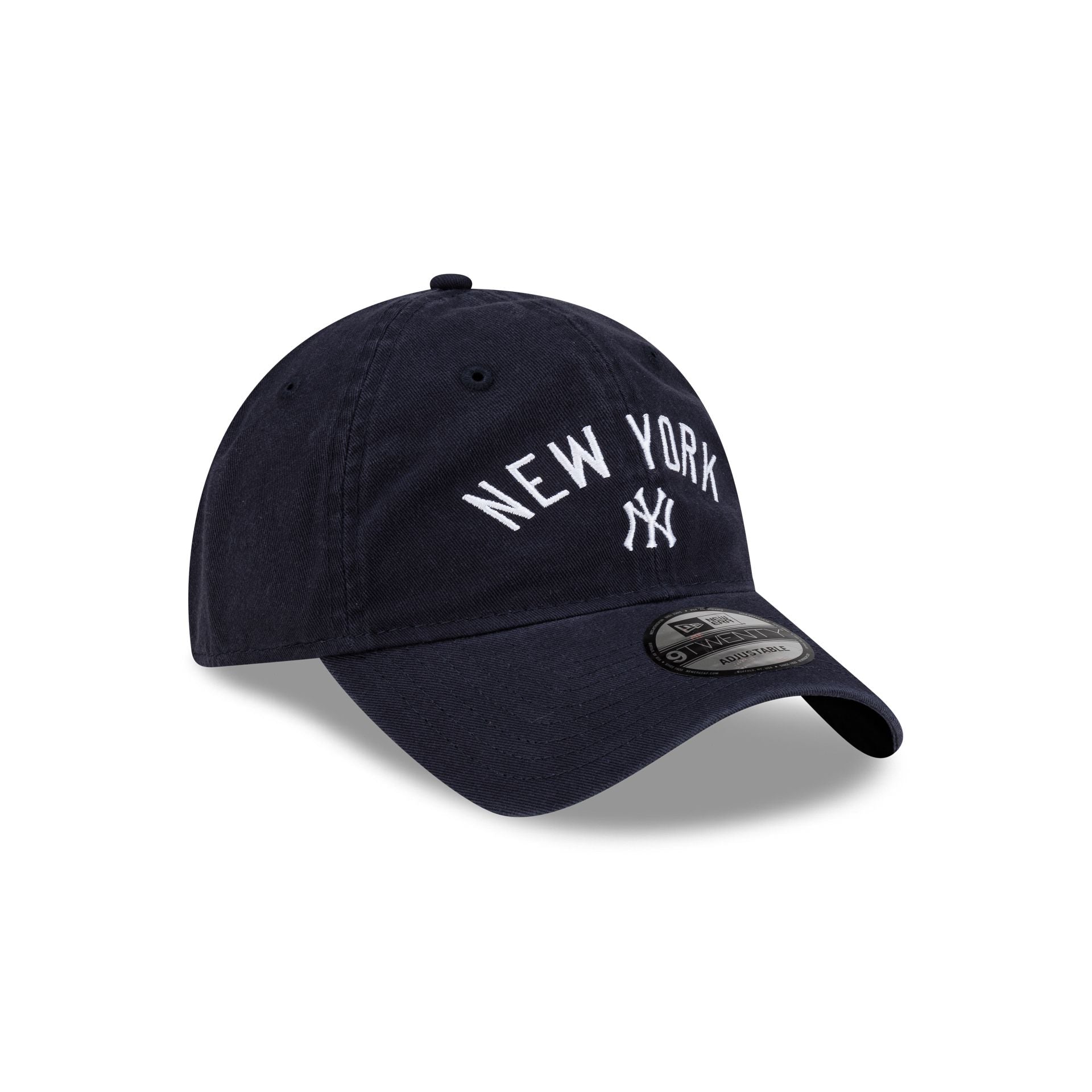 New York Yankees Stack Script 9TWENTY Adjustable Hat