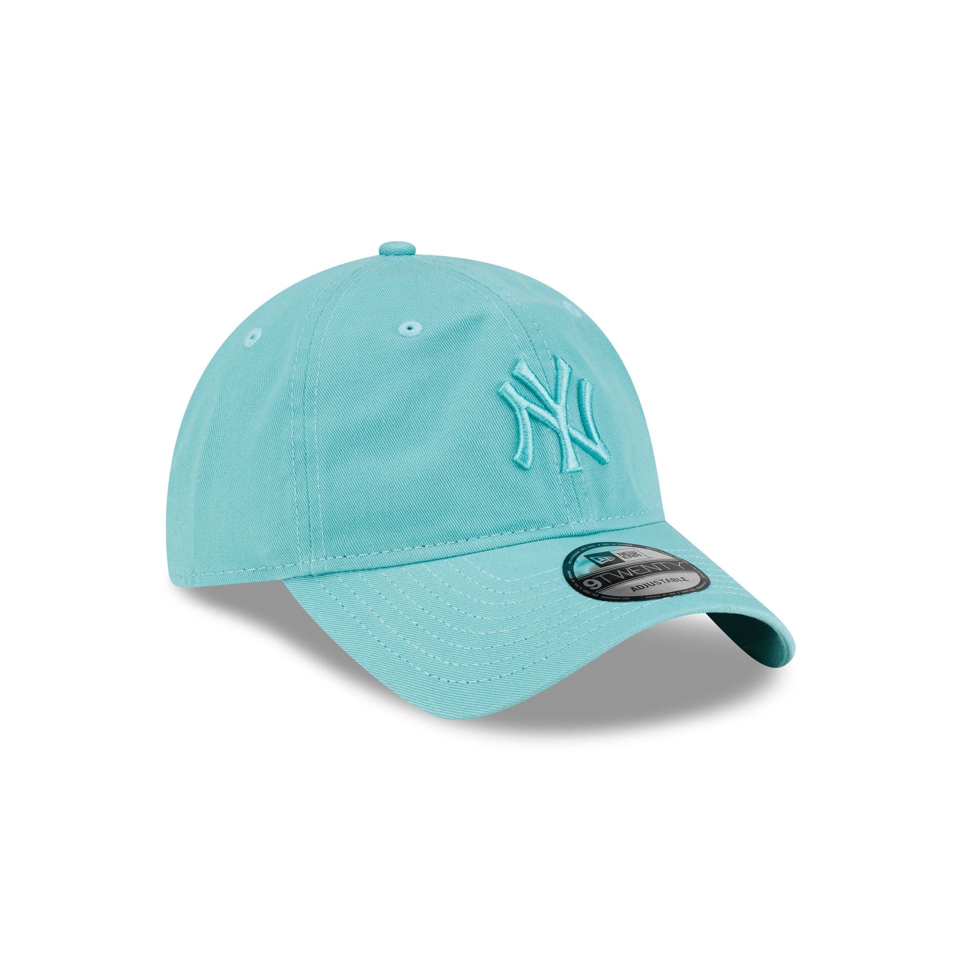 New York Yankees Spring Pastel Aqua 9TWENTY Adjustable Hat