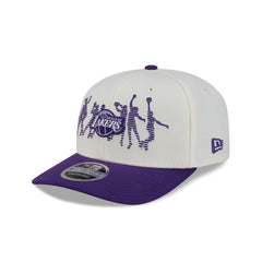 Los Angeles Lakers Game Time 9SEVENTY Stretch-Snap Hat