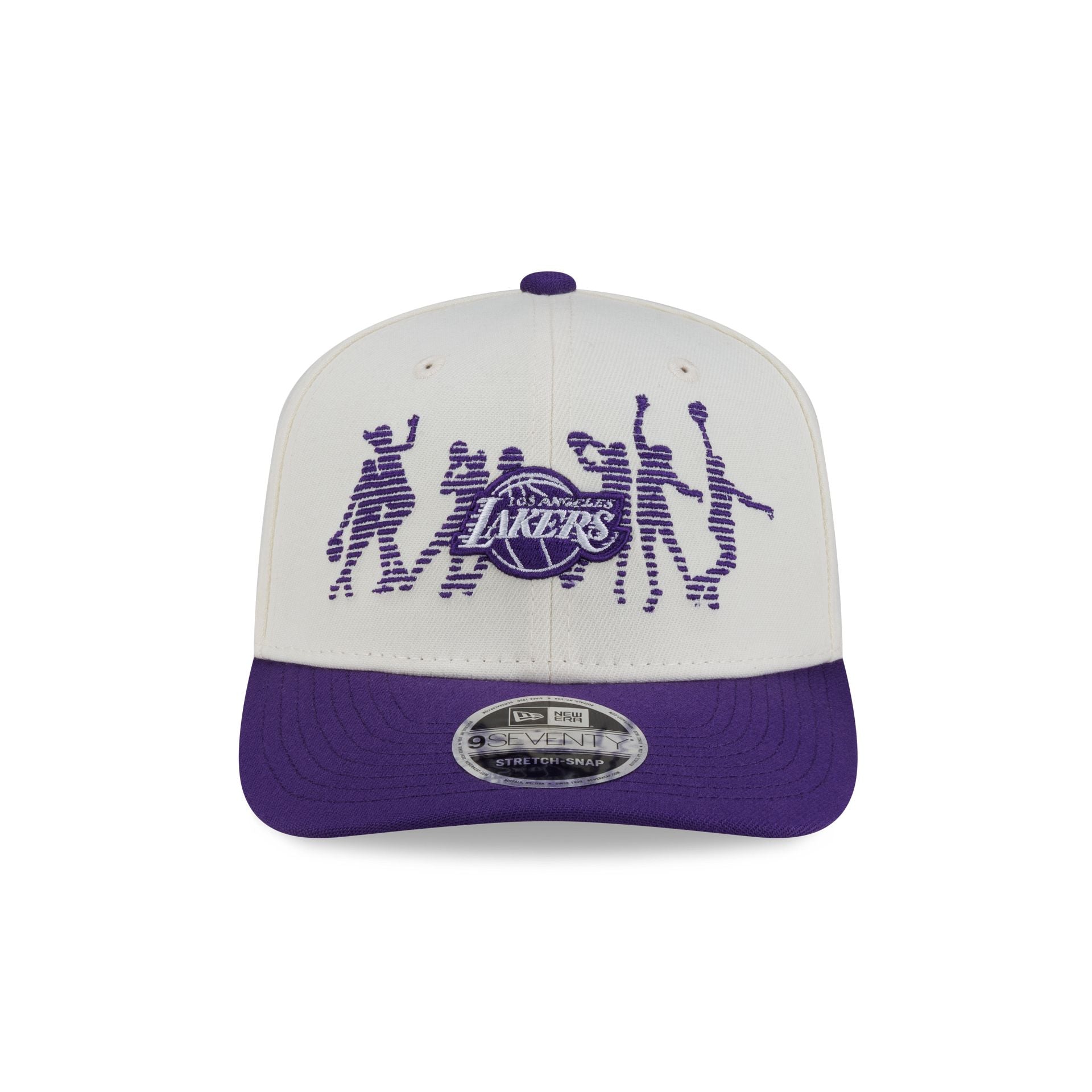 Los Angeles Lakers Game Time 9SEVENTY Stretch-Snap Hat