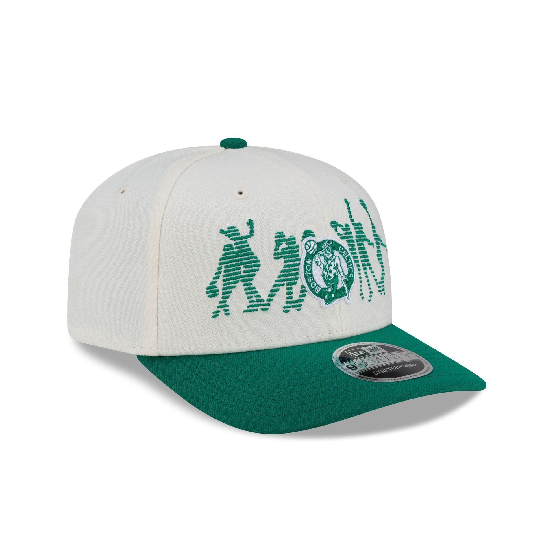 Boston Celtics Game Time 9SEVENTY Stretch-Snap Hat