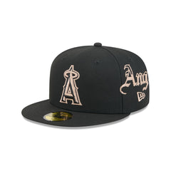 Los Angeles Angels Gothic Lettering 59FIFTY Fitted Hat
