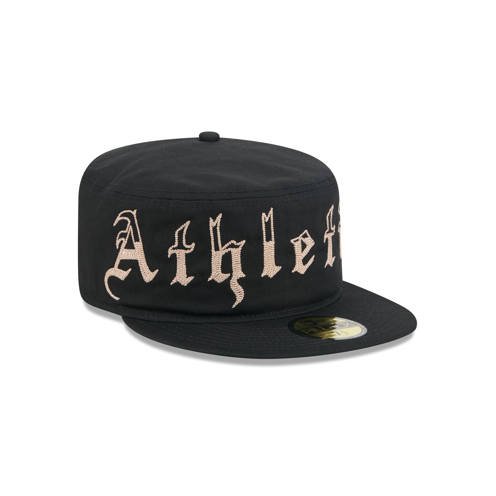 Athletics Gothic Lettering Pillbox Hat
