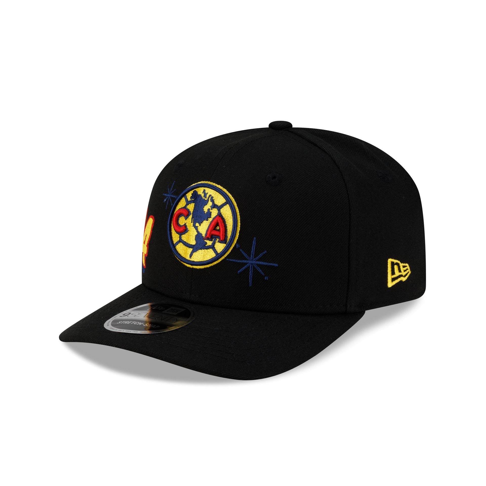 Club Am������rica Wordmark Side 9SEVENTY Stretch-Snap Hat