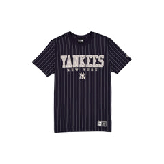 New York Yankees Throwback Pinstripe Varsity T-Shirt