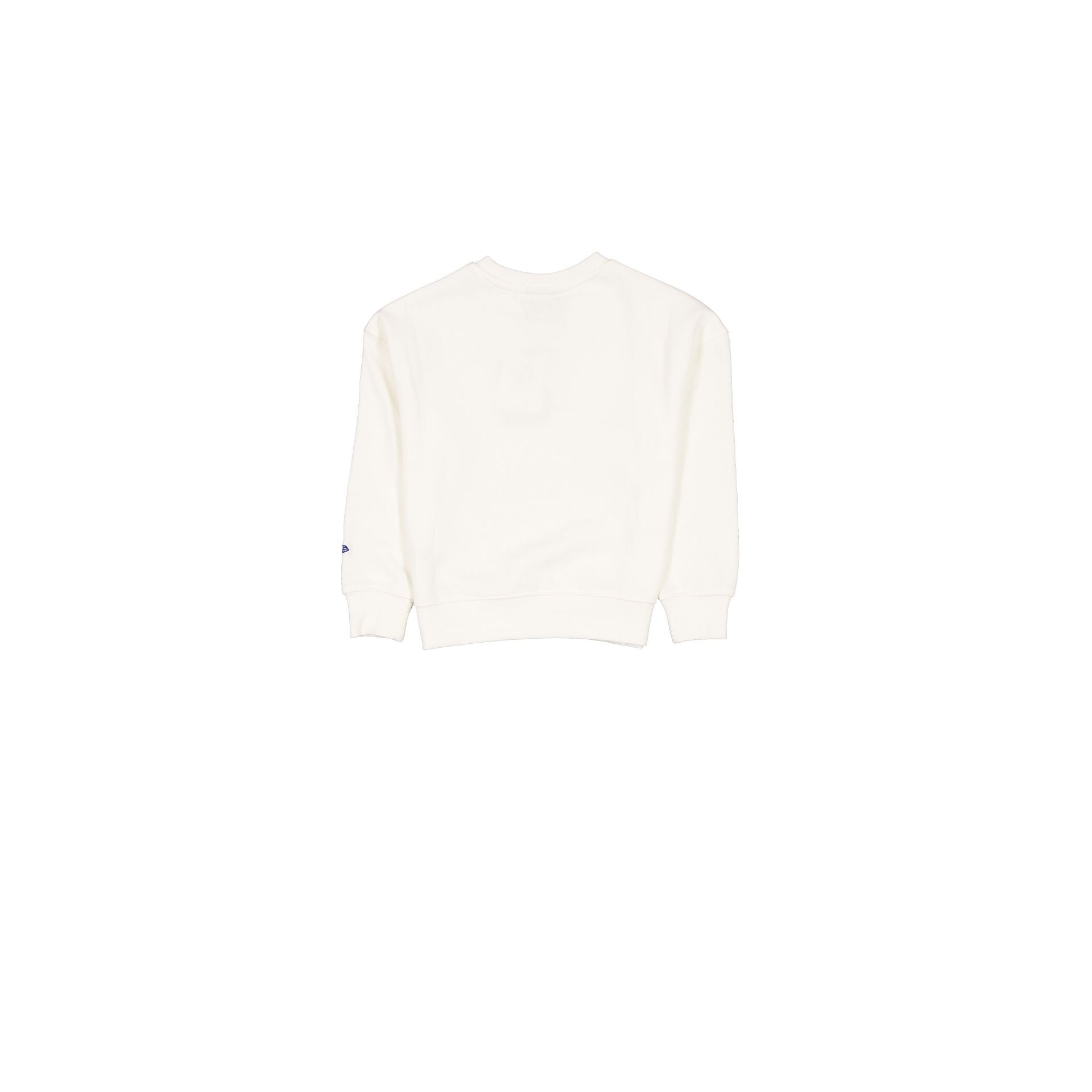 Los Angeles Dodgers Girls Sequin Heart Chrome White Crewneck