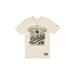Colorado Buffaloes Throwback Script Chrome White T-Shirt