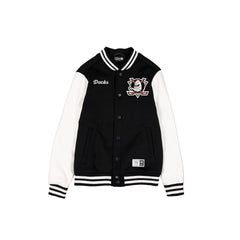 Anaheim Ducks Black & White Varsity Jacket
