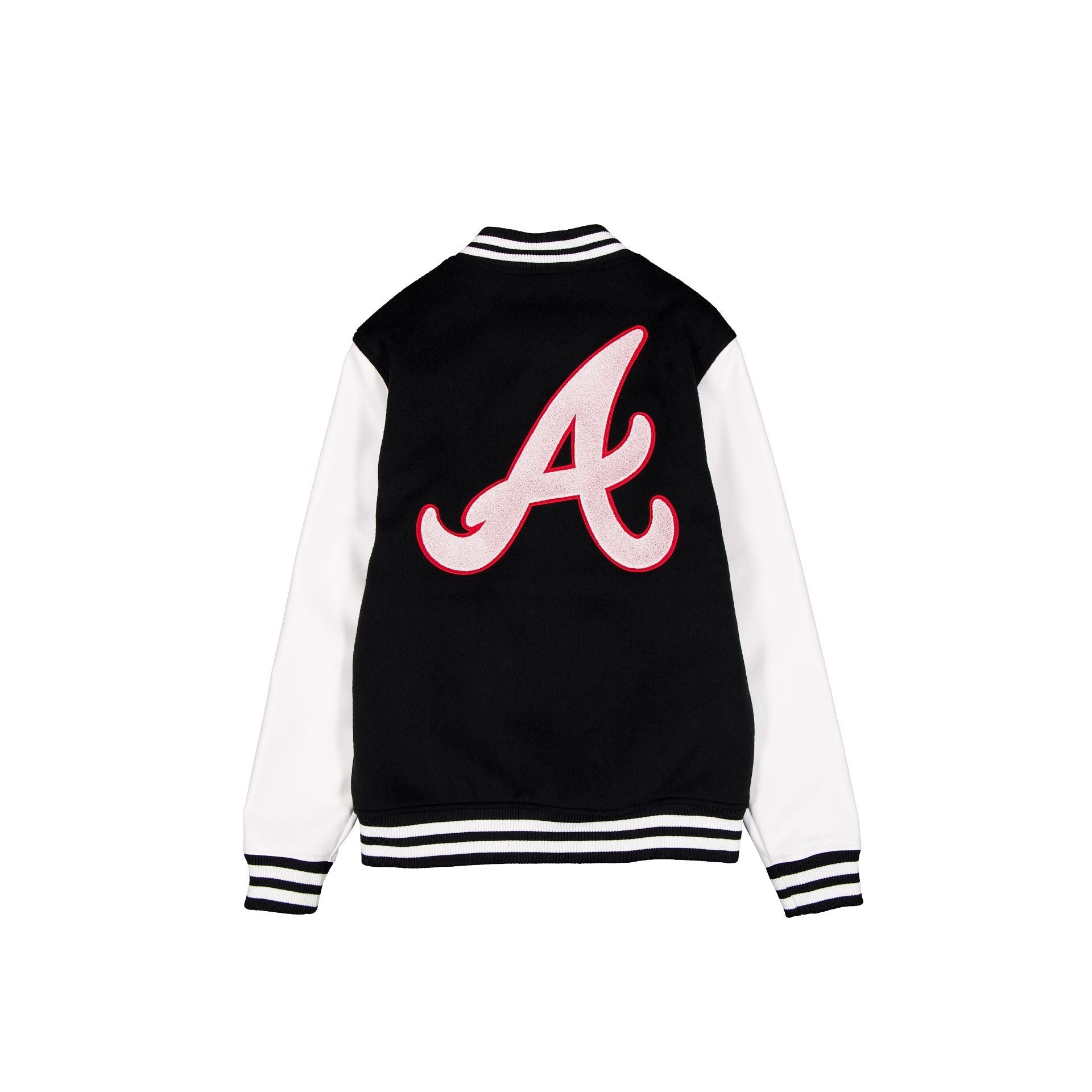 Atlanta Braves Black & White Varsity Jacket