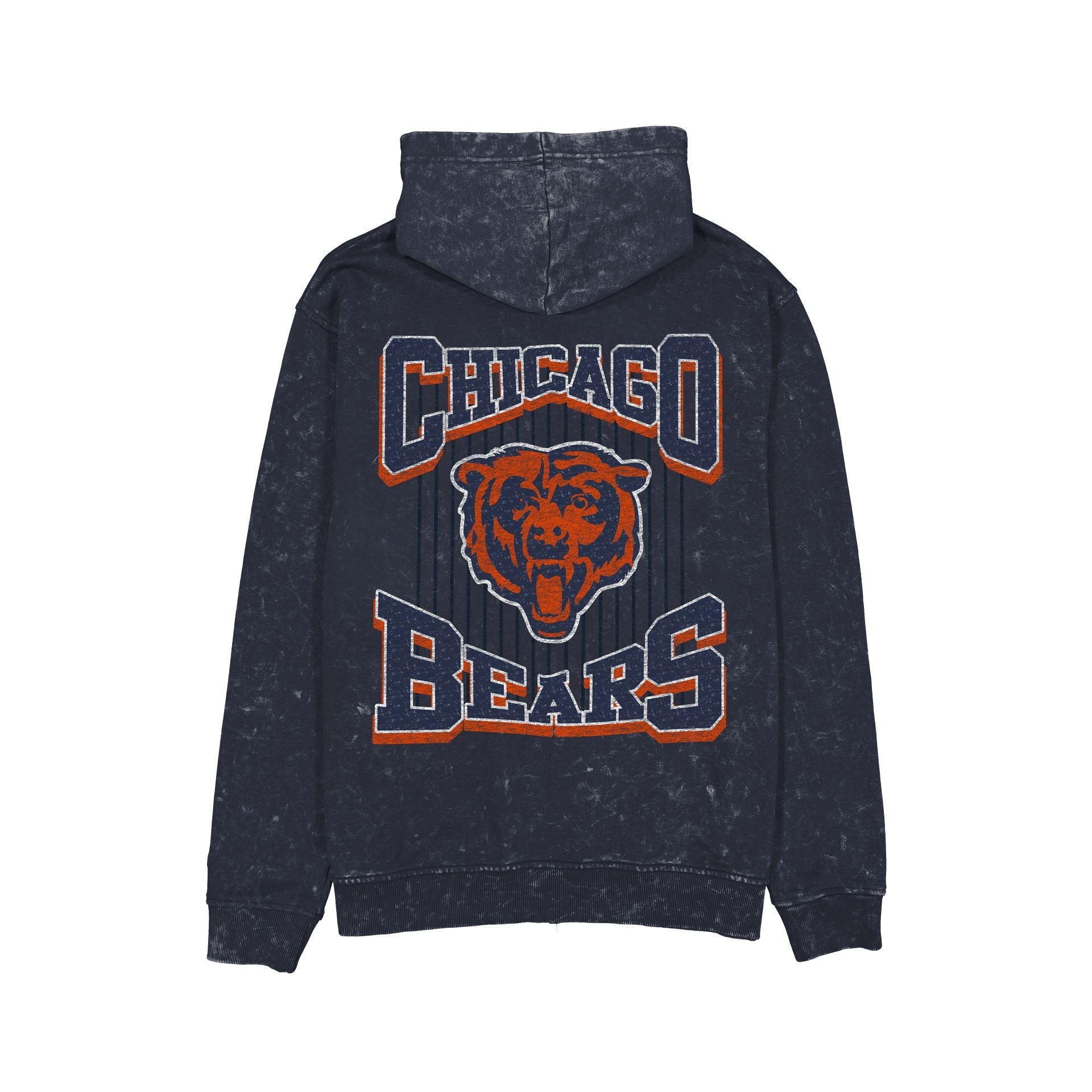 Chicago Bears Washed Graphic Full-Zip Hoodie