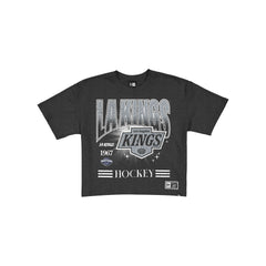 Los Angeles Kings Women's Throwback Cropped Graphic T-Shirt
