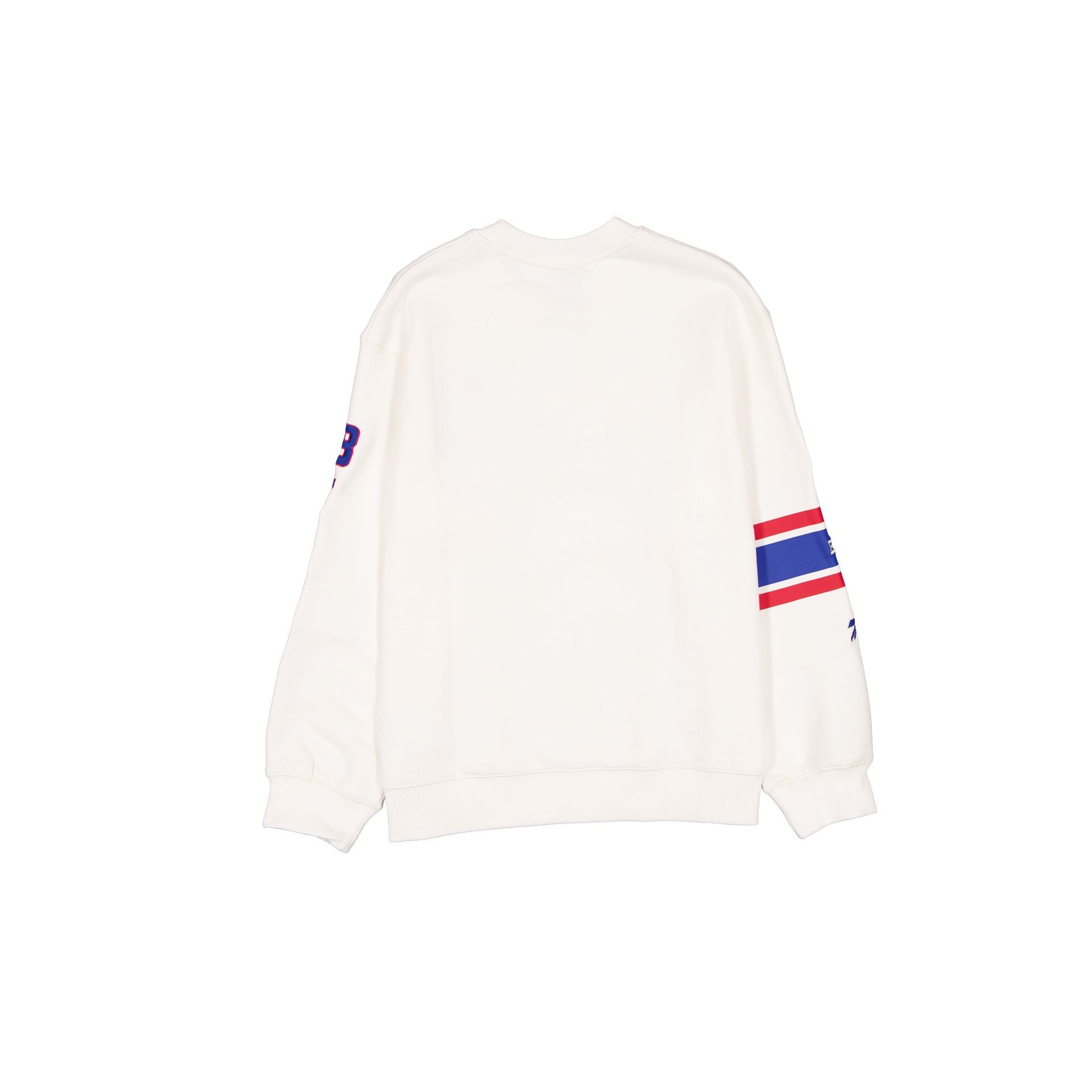 Buffalo Bills Women's Chrome White Varsity Crewneck