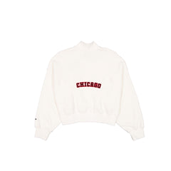 Chicago Blackhawks Women's Chrome White Quarter Zip