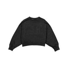 Chicago Blackhawks Women's Throwback Cropped Washed Crewneck