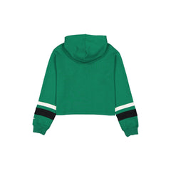Boston Celtics Women's Throwback Cropped Tie Hoodie