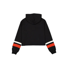 Anaheim Ducks Women's Throwback Cropped Tie Hoodie
