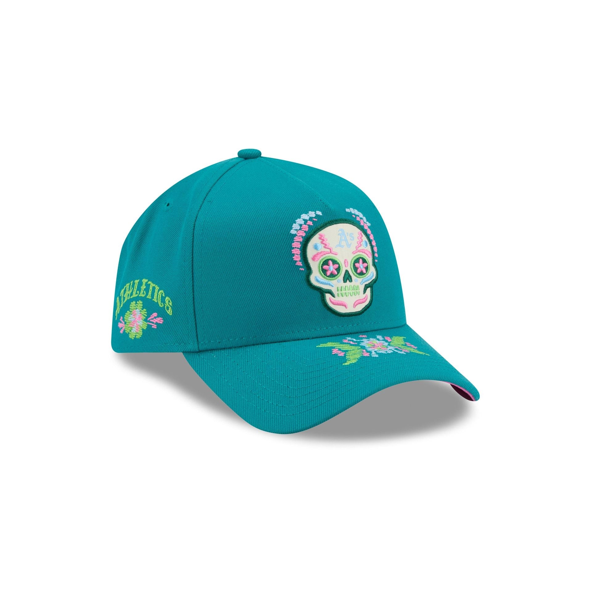 Athletics Day of the Dead 9FORTY A-Frame Snapback Hat
