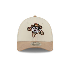 Binghamton Rumble Ponies Theme Night Beige 39THIRTY M-Crown Stretch Fit Hat