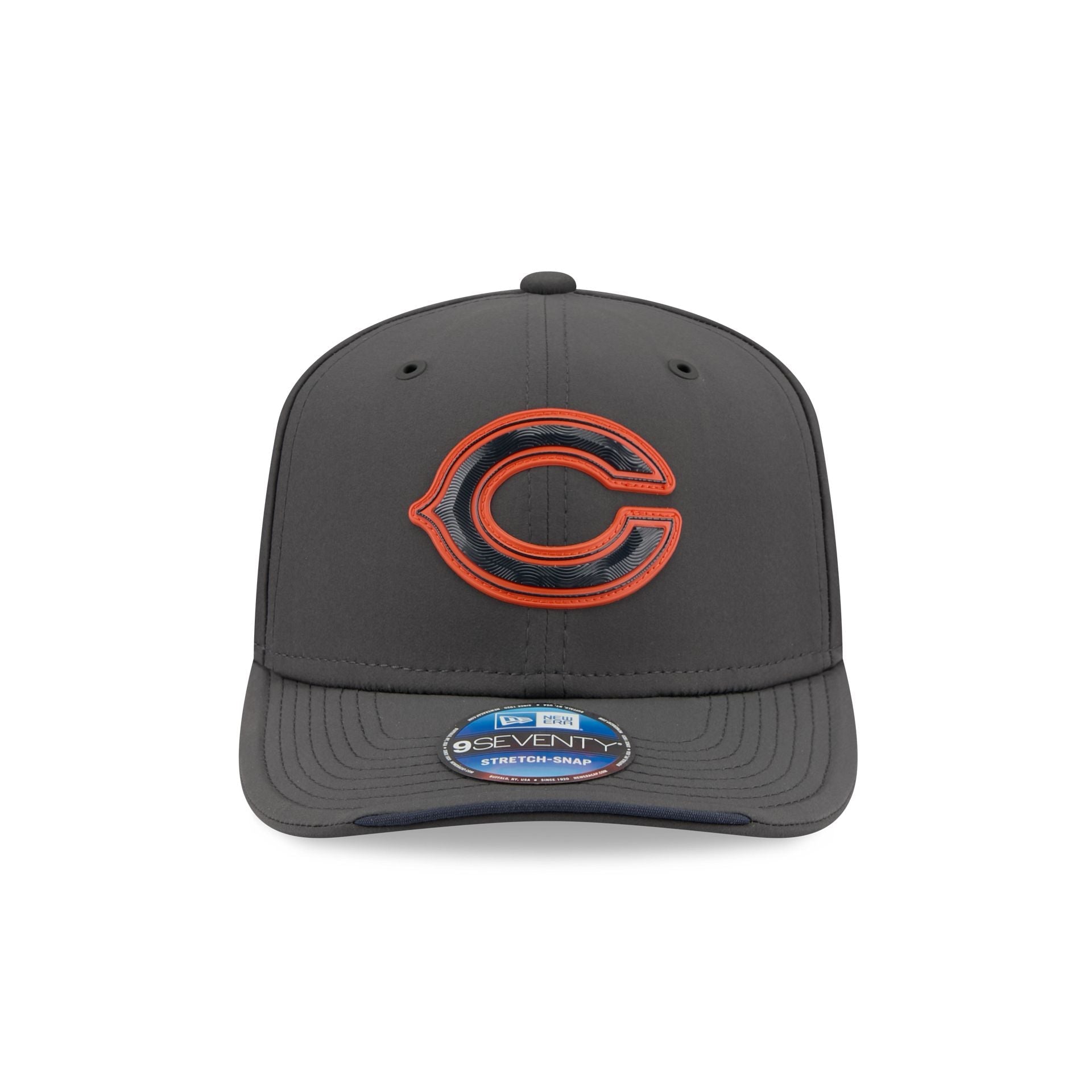 Chicago Bears 2026 Sideline Cold Weather 9SEVENTY Stretch-Snap Hat