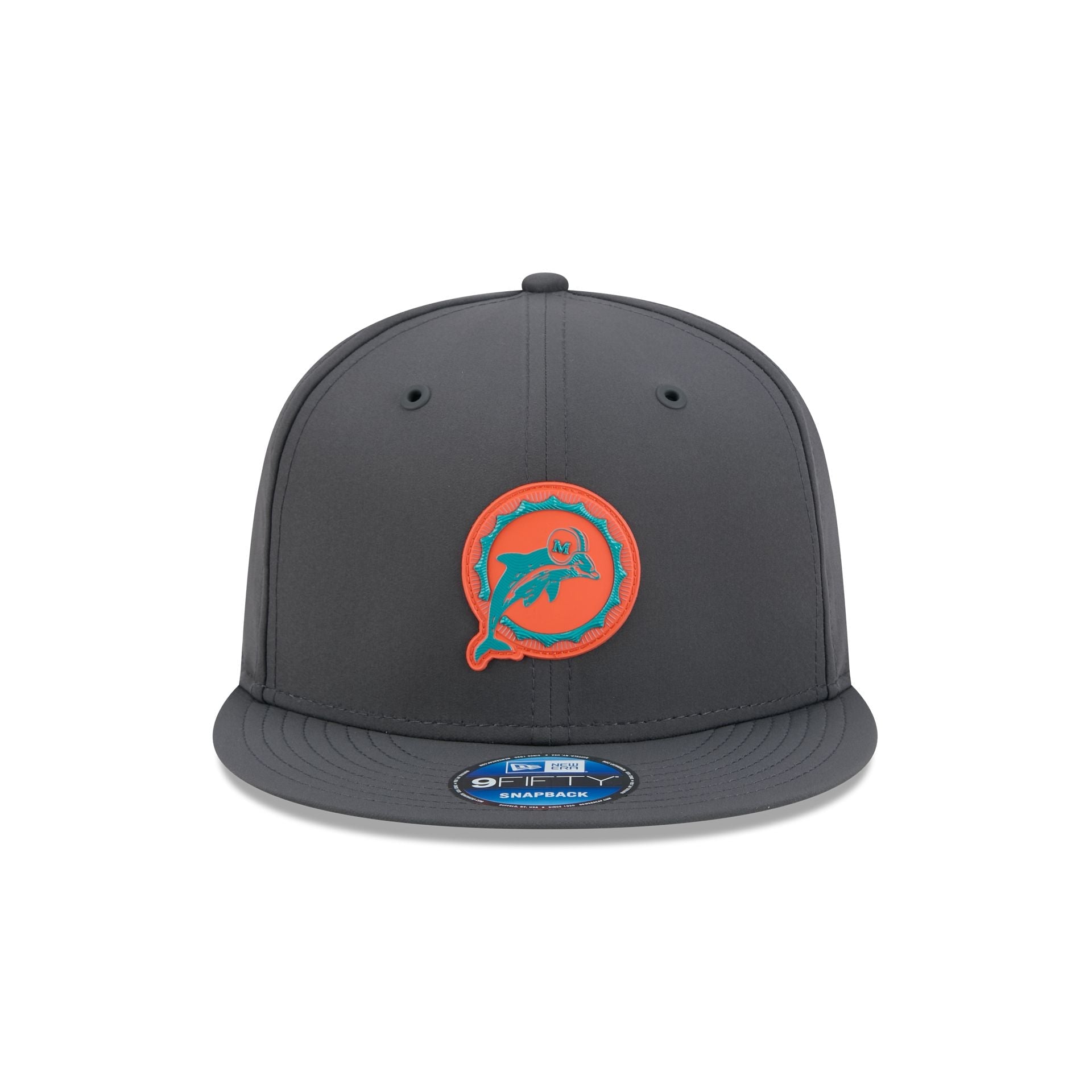 Miami Dolphins 2026 Sideline Cold Weather Historic 9FIFTY Snapback Hat