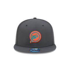 Miami Dolphins 2026 Sideline Cold Weather Historic 9FIFTY Snapback Hat