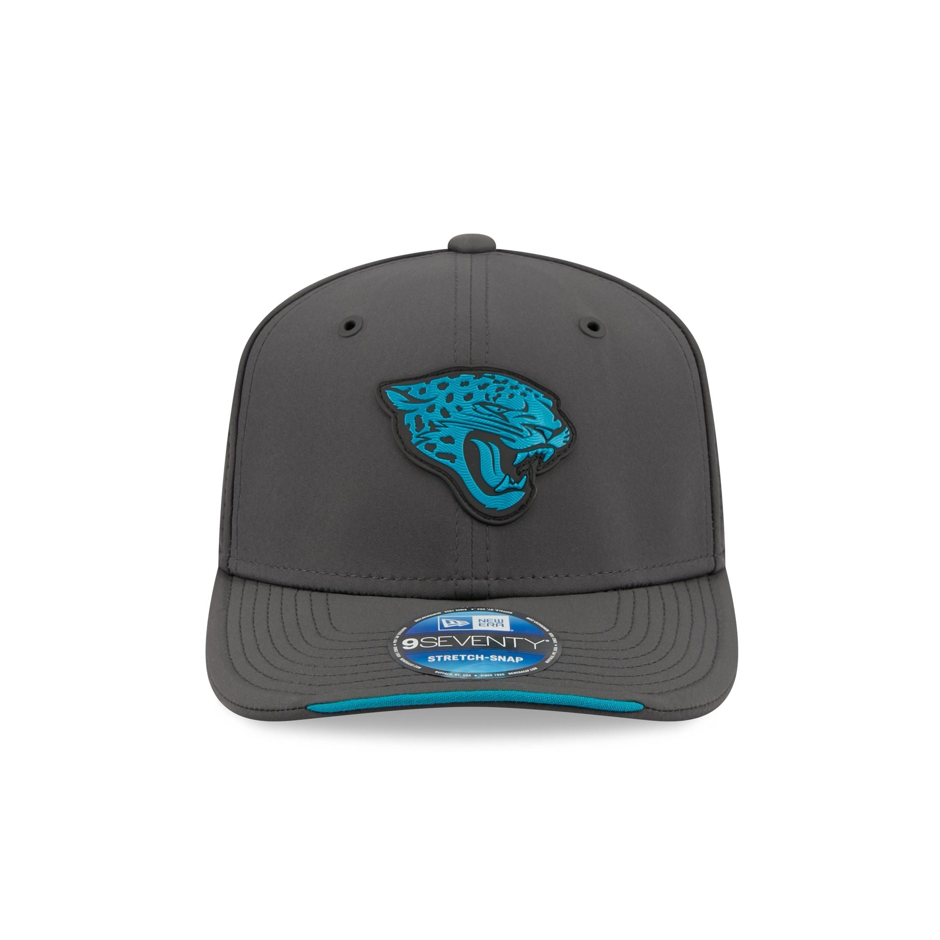 Jacksonville Jaguars 2026 Sideline Cold Weather 9SEVENTY Stretch-Snap Hat