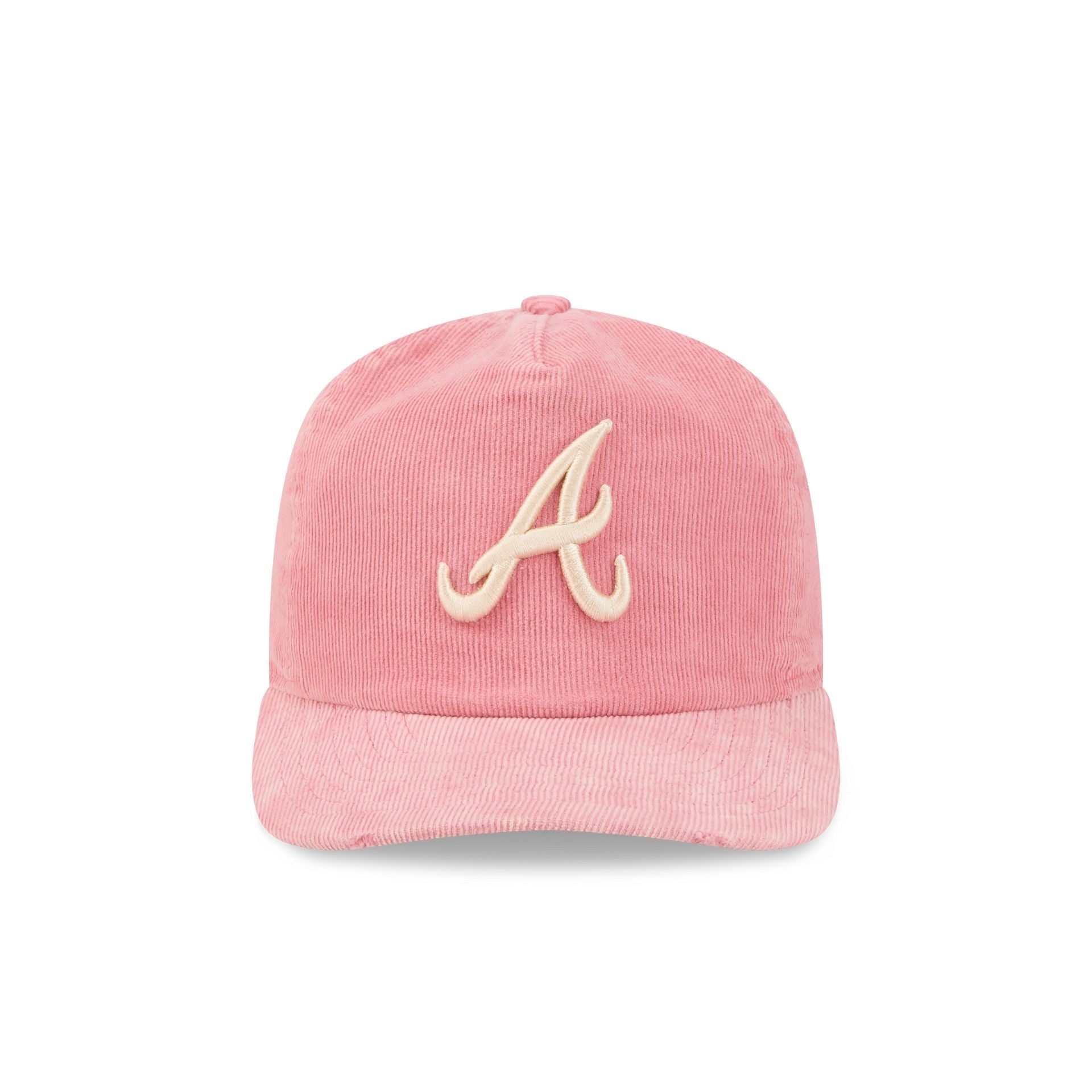 Atlanta Braves Pink Washed Corduroy 19TWENTY Adjustable Hat