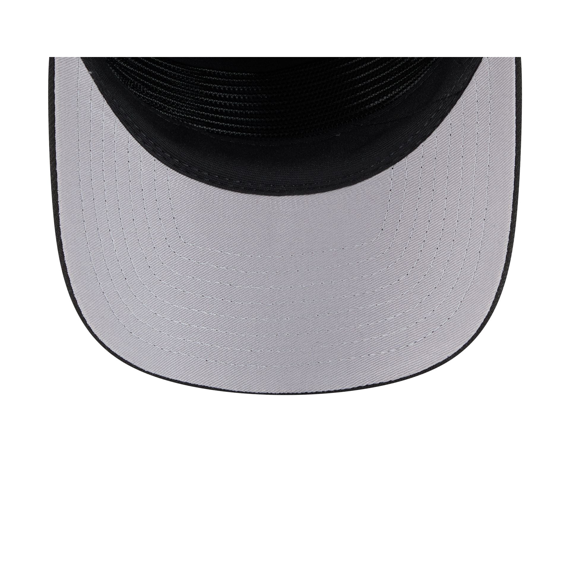 New York Mets Black & White Mesh 19TWENTY Trucker Hat