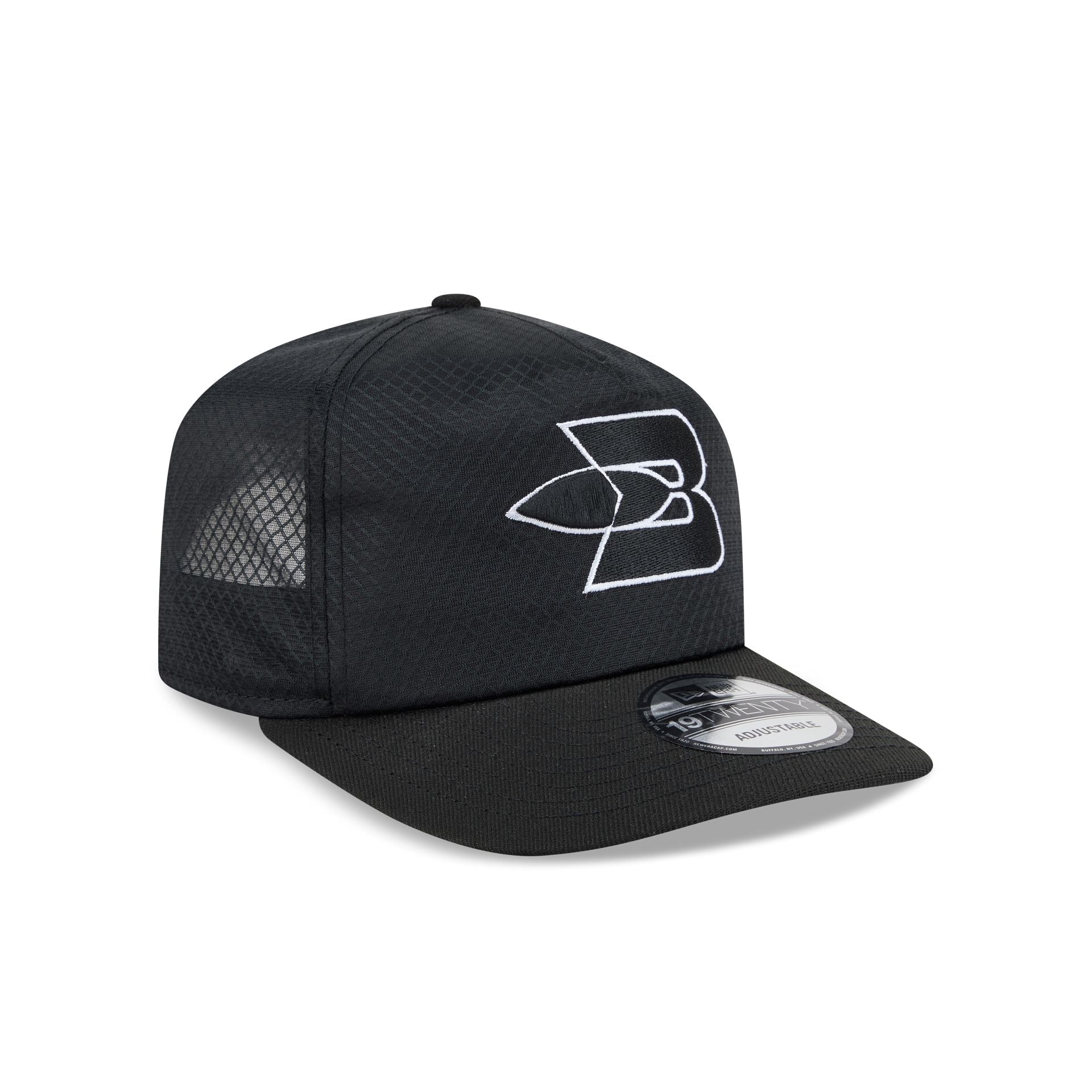 Buffalo Braves Black & White Mesh 19TWENTY Trucker Hat
