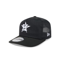 Houston Astros Black & White Mesh 19TWENTY Trucker Hat