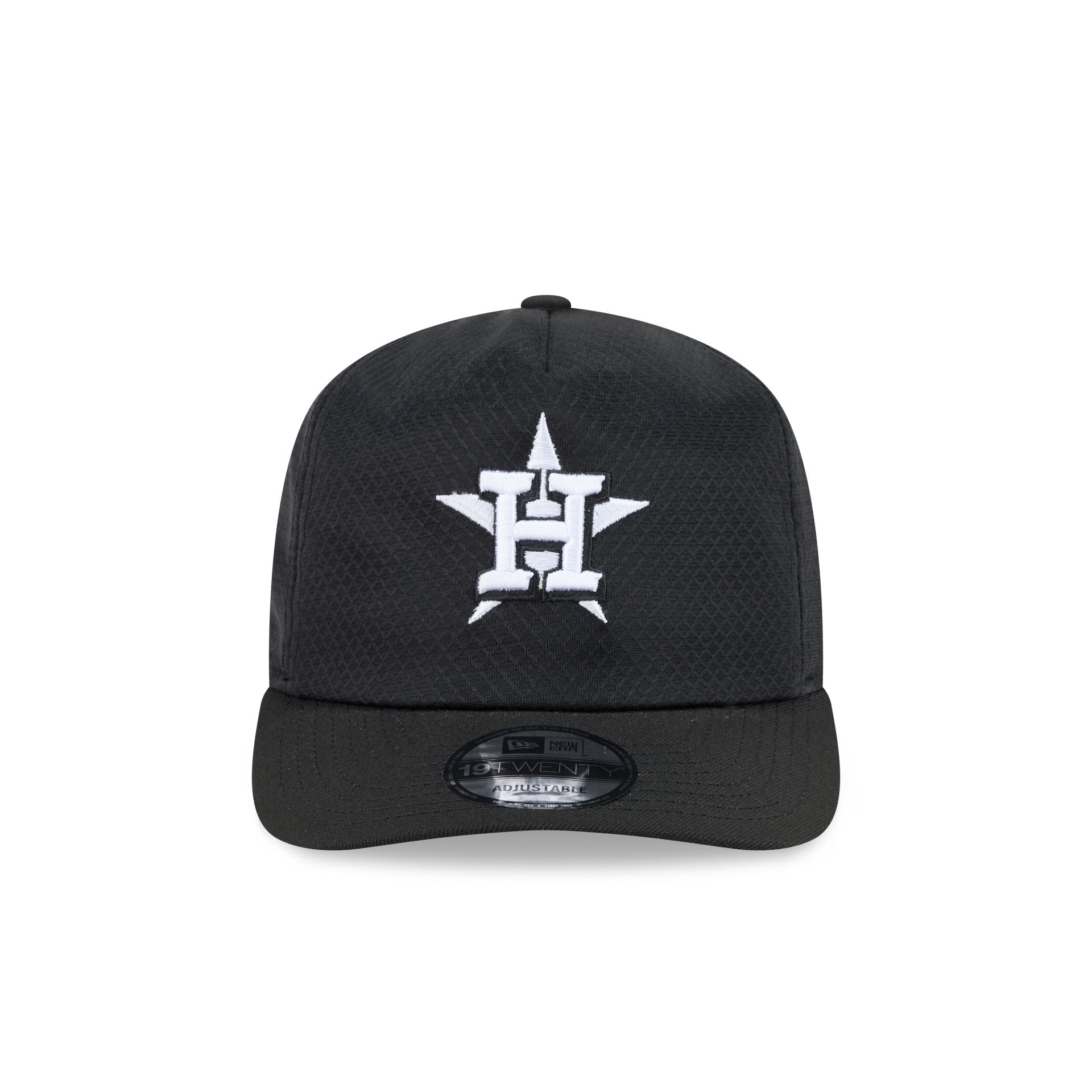 Houston Astros Black & White Mesh 19TWENTY Trucker Hat