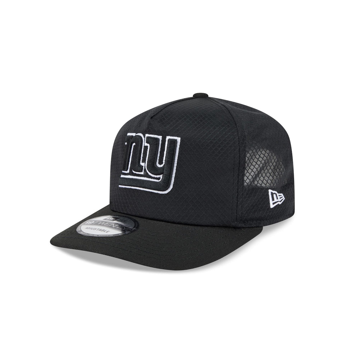 New York Giants Black & White Mesh 19TWENTY Trucker Hat