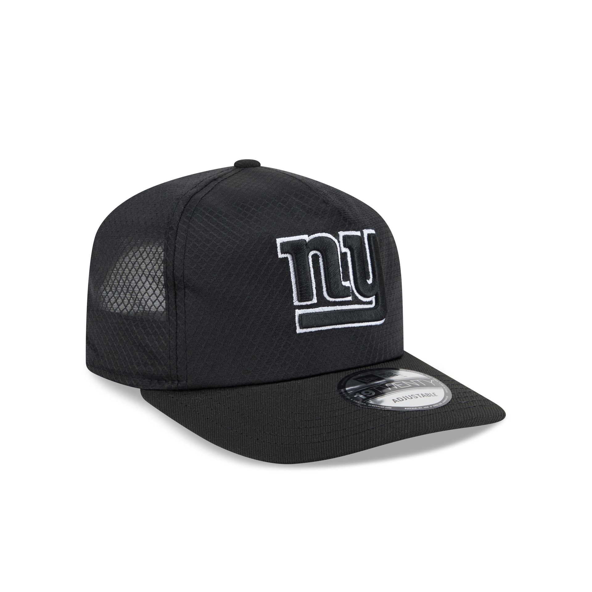 New York Giants Black & White Mesh 19TWENTY Trucker Hat